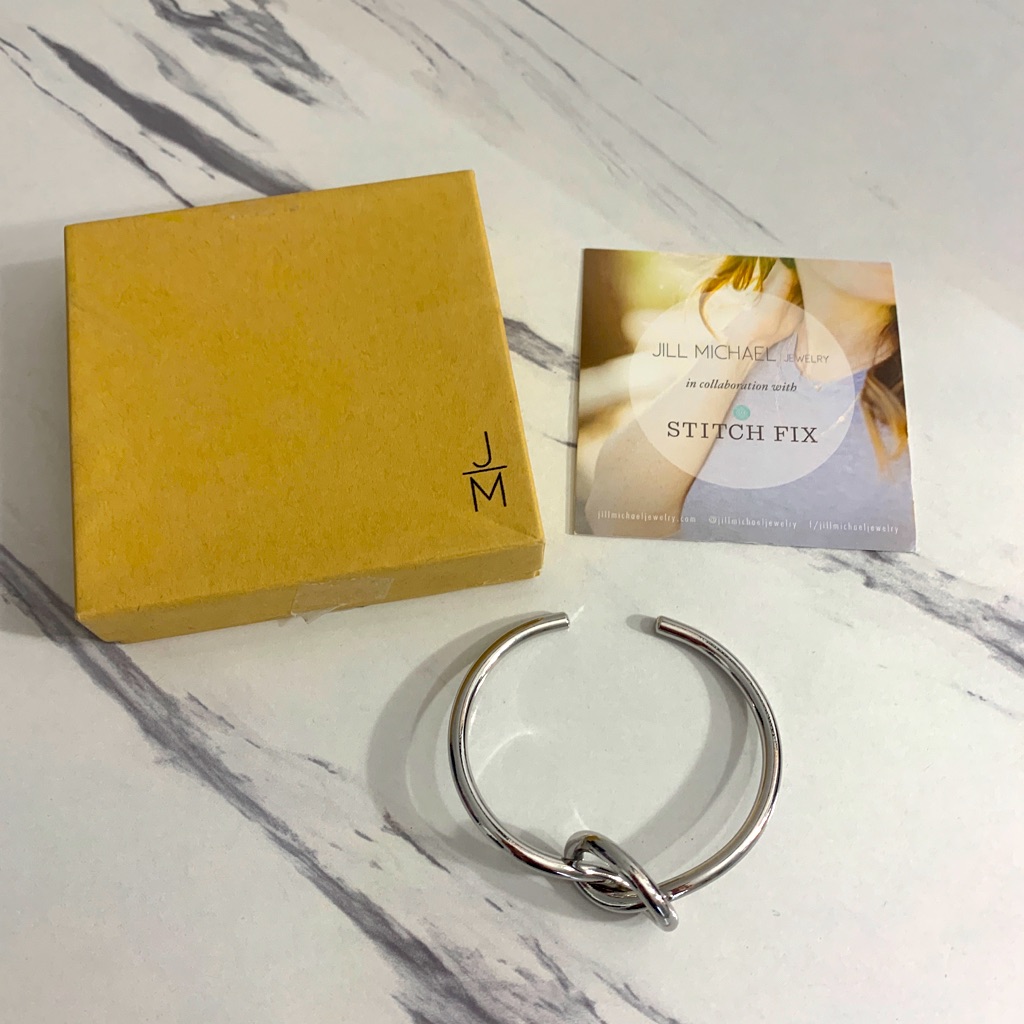 Katarina Silver Knot Cuff Bracelet Jill Michael New